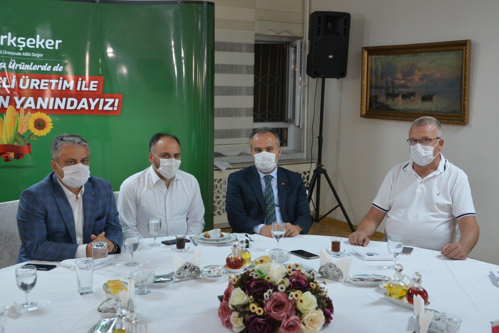 Başkan Özkan’dan Türkiye Şeker Fabrikaları Genel Müdürü Alkan’a ziyaret