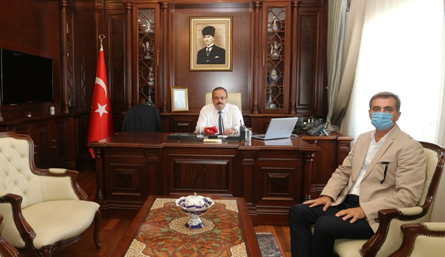 Ali Özkan İlhan Bursa Valisi Yakup Canbolat’ı ziyaret etti