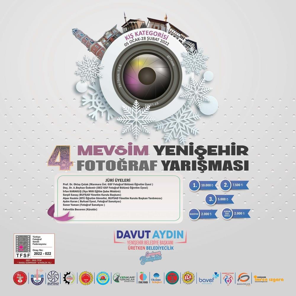 Dört Mevsim Yenişehir fotoğraf yarışması başlıyor