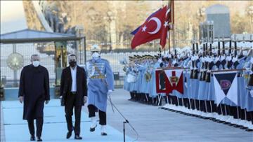 Cumhurbaşkanı Erdoğan, El Salvador Cumhurbaşkanı Bukele’yi resmi törenle karşıladı