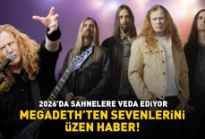 Megadeth’ten sevenlerini üzen haber! Efsane metal grubu 2026’da sahnelere veda ediyor