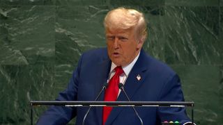 Donald Trump'tan BM'ye sert tepki: Prompter bile çalışmıyor