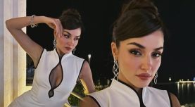 Hande Erçel’den Milano kombini! Moda haftasına katıldı: Farklı tarzı dikkatleri çekti