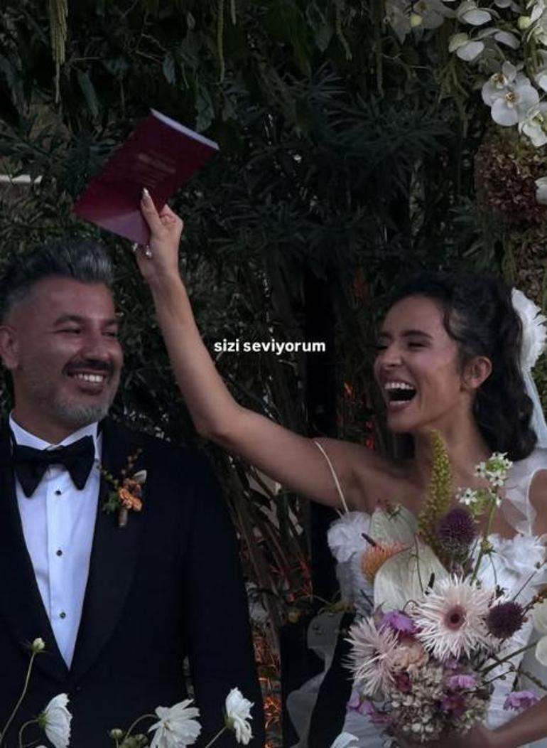 Tolga Akış ve Gizem Kaya evlendi İşte düğünden ilk kareler