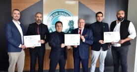 Dekandan Rektöre ziyaret